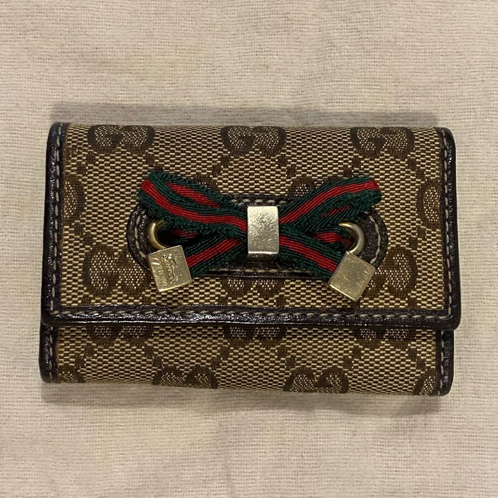 Gucci Brown Key Holder